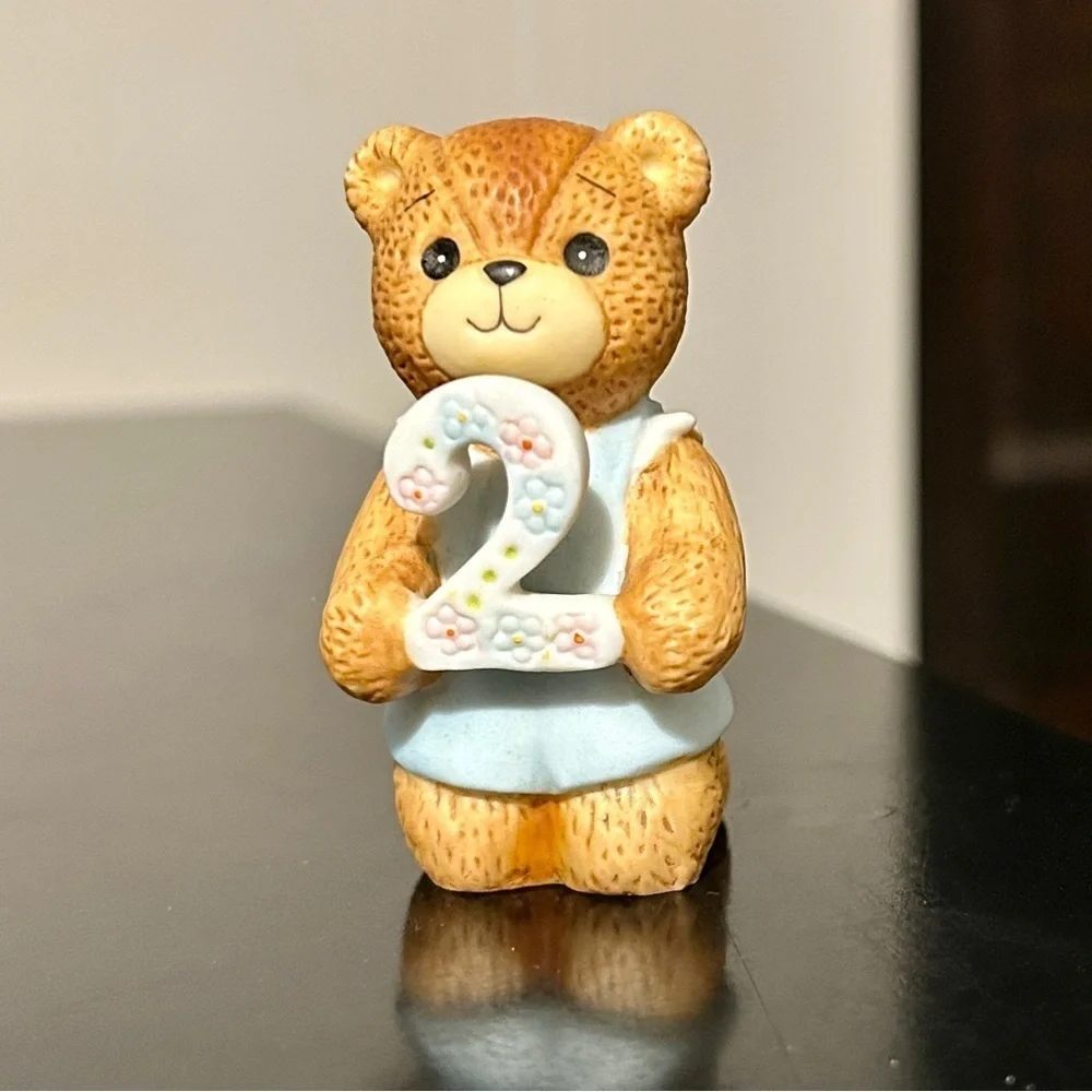 Enesco Lucy and Me Bear Figurine: 2nd Birthday Collectible